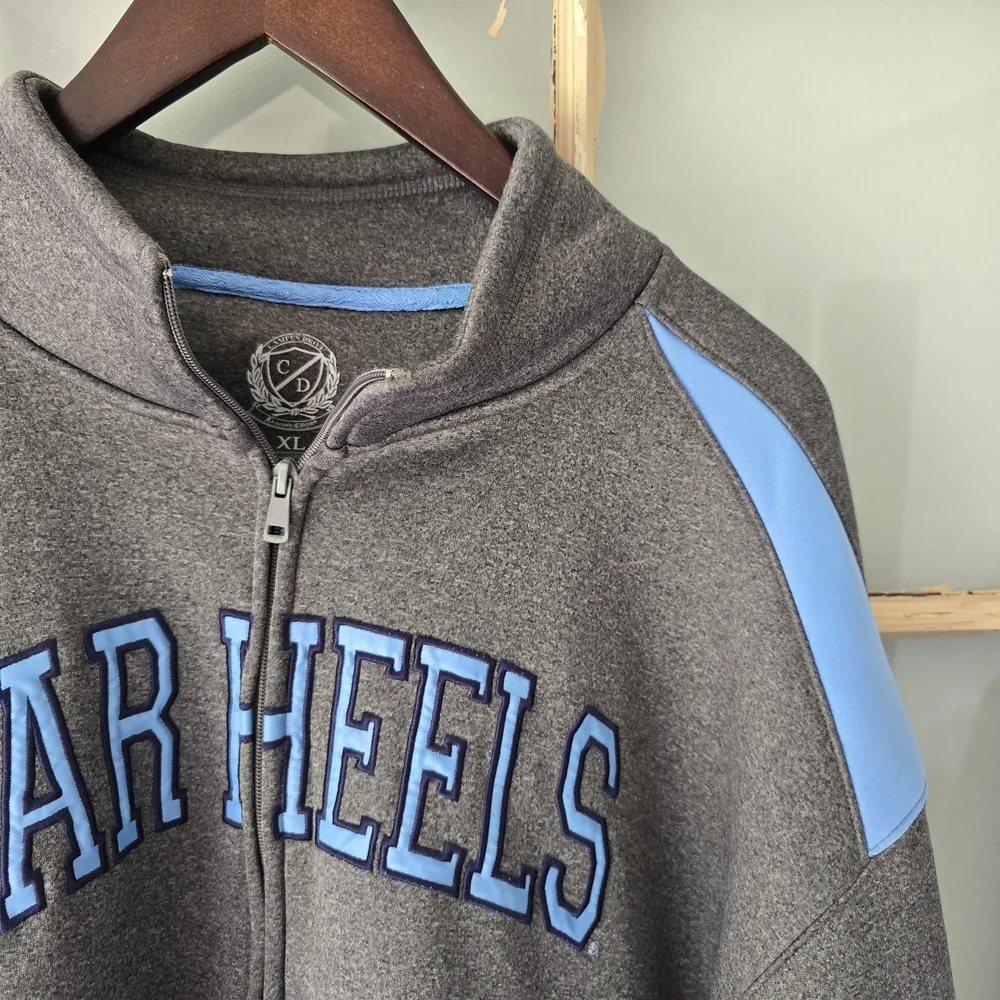 Gray and Blue Tar Heels Jacket